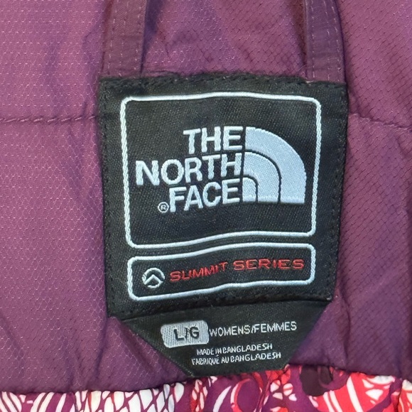 The North Face Summit Series HyVent Alpha Jacket Womens L Burgundy Hooded RECCO - Picture 14 of 14